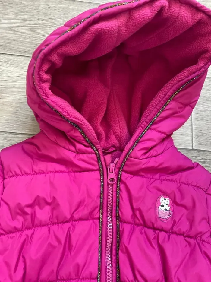 Manteau doudoune à caluche La compagnie des petits 24 mois - photo numéro 4