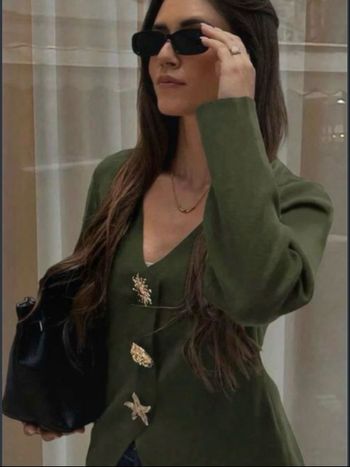 Cardigan/ gilet couleur olive
