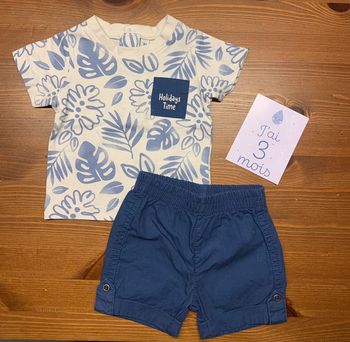 Ensemble t-shirt + short