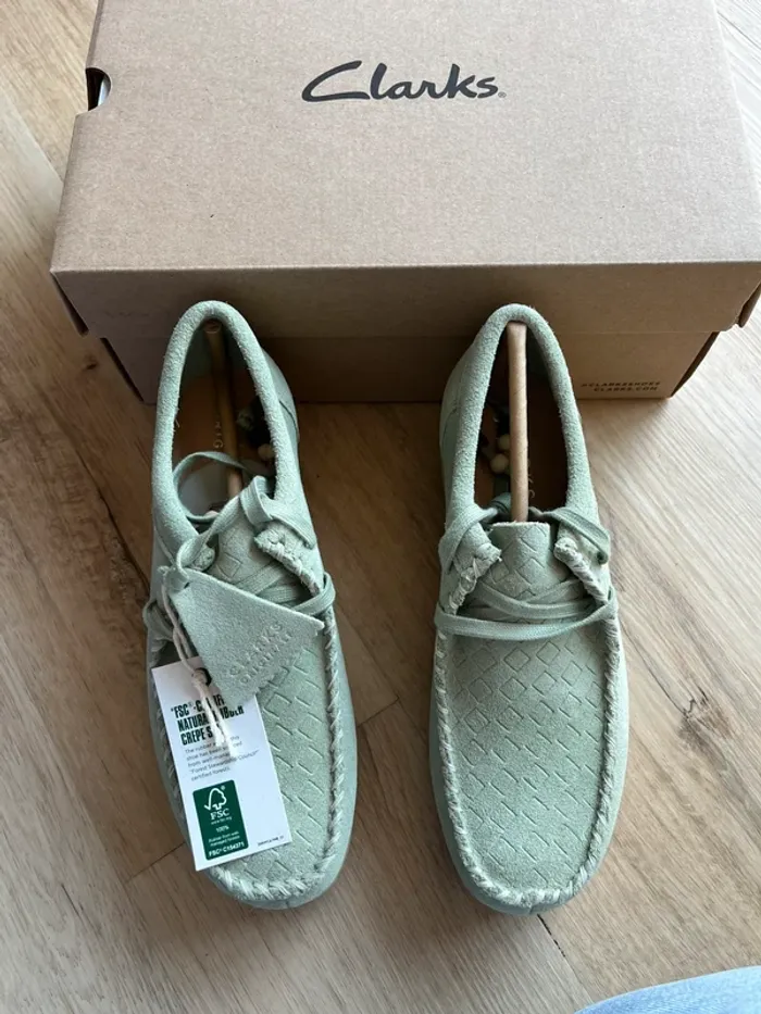 Clarks Wallacraft Lo Pale Green 38 - photo numéro 2