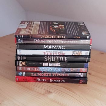 🎬 Lot de 9 DVD - Film d'horreur 🎬