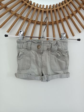 Short en jeans gris tao 9mois