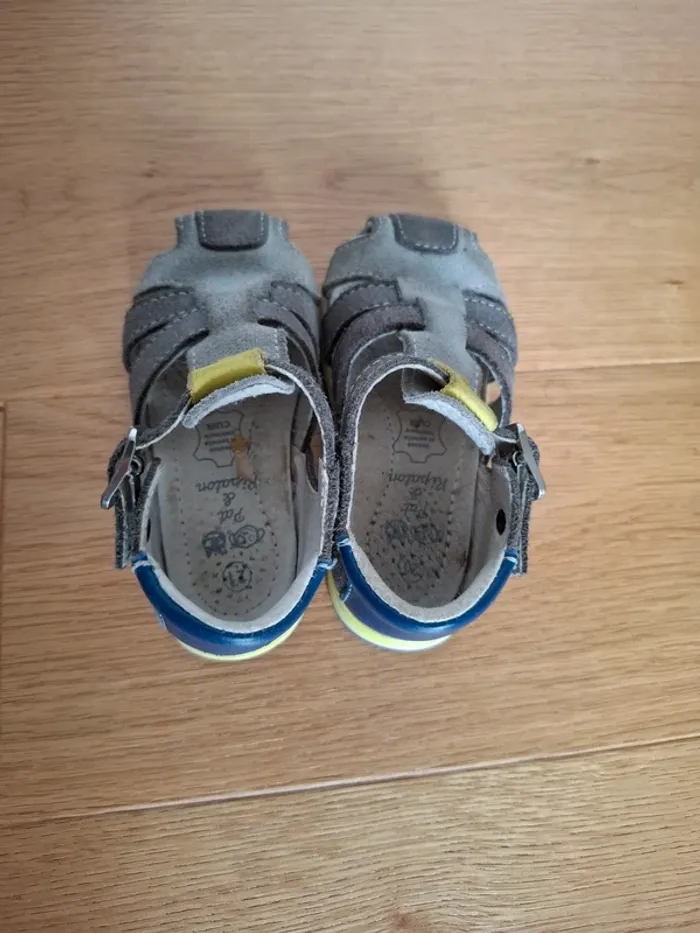 Chaussures sandales bébé en cuir - 21 - très bon état - photo numéro 6