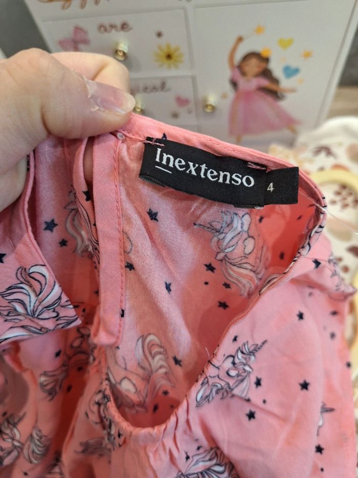 Robe rose licorne fille 4 ans - photo numéro 2
