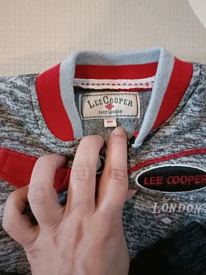 Ensemble veste + pantalon Lee Cooper 6 mois - photo numéro 4