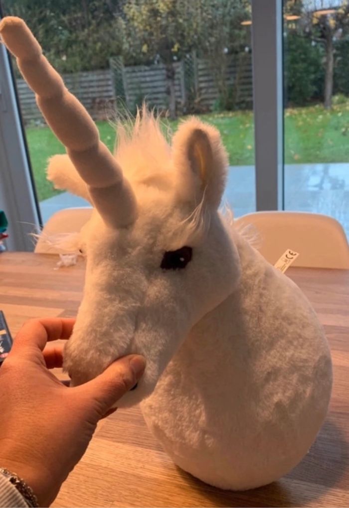 Tête de licorne / déco enfant - photo numéro 3
