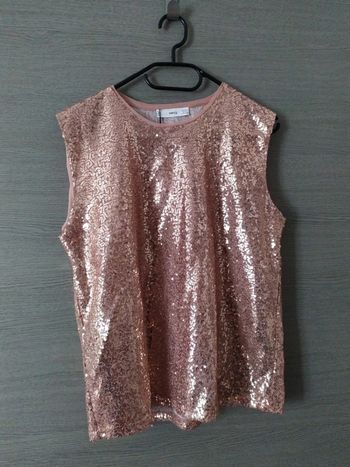 Débardeur avec sequins Mango taille S