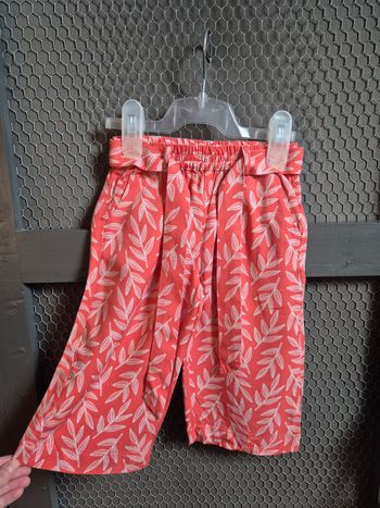 Pantalon fluide Okaidi t. 4 ans corail