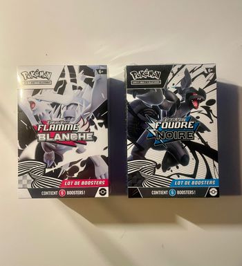 Pokemon - Lot de Bundles EV10.5 Flammes blanches et foudre noire scellés (FR)