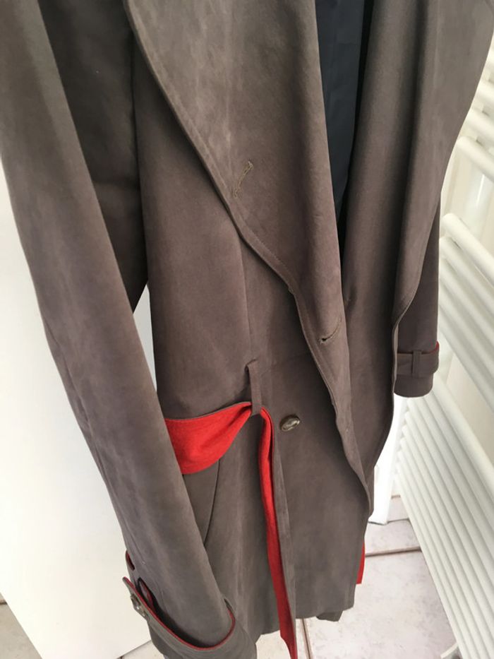 Trench Vicomte A taupe taille 2 - photo numéro 4