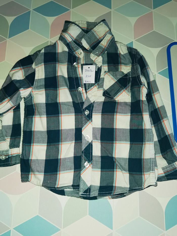 D1419 - chemise garçon 36 mois