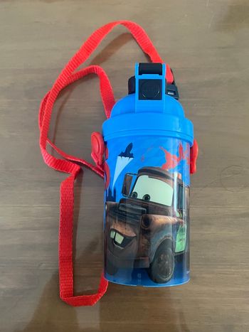 Gourde bleu 380 ml Cars NEUVE