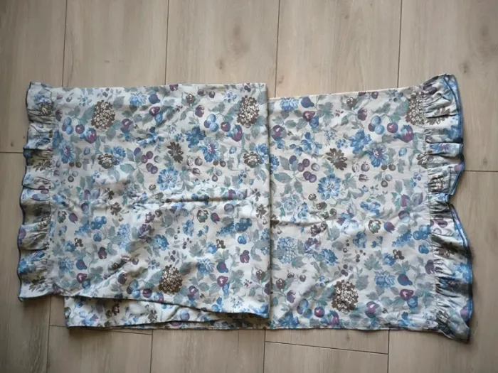 Taie de traversin vintage motif floral 167 X 42 cm - photo numéro 13