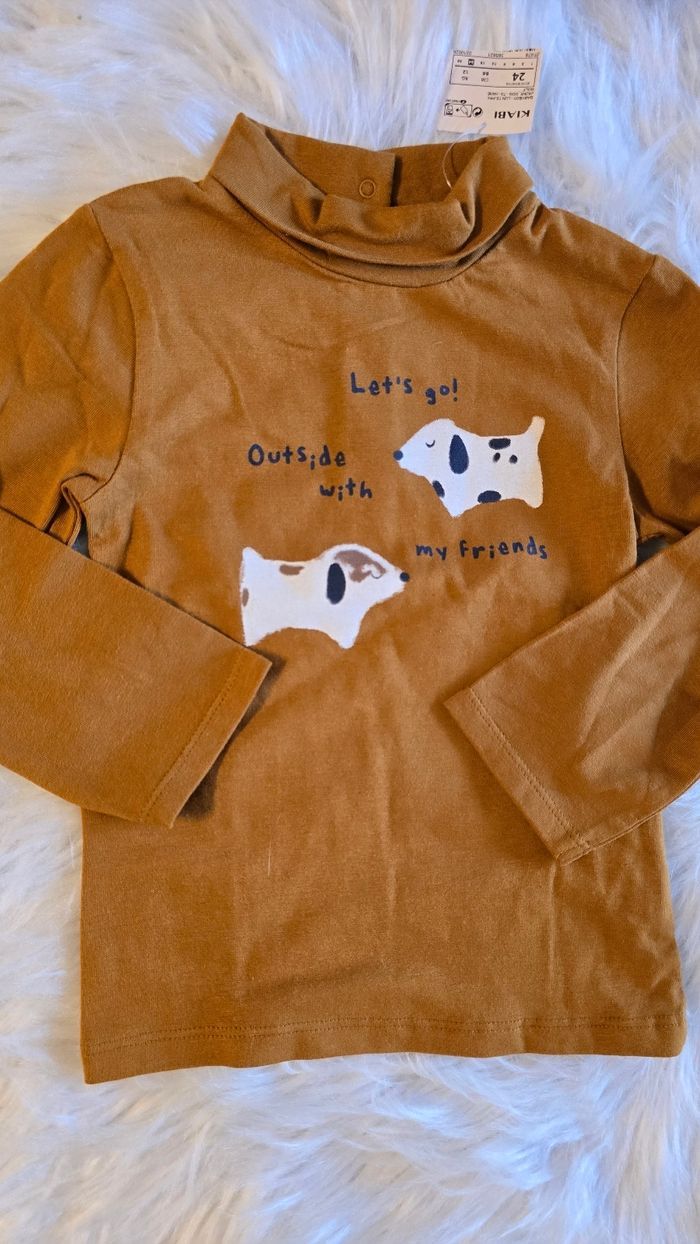 Neufs (non portés) 🏷🤩💙 Ensemble sous pull et pantalon doublé 23/24mois Garçon 💙🤩 - photo numéro 2