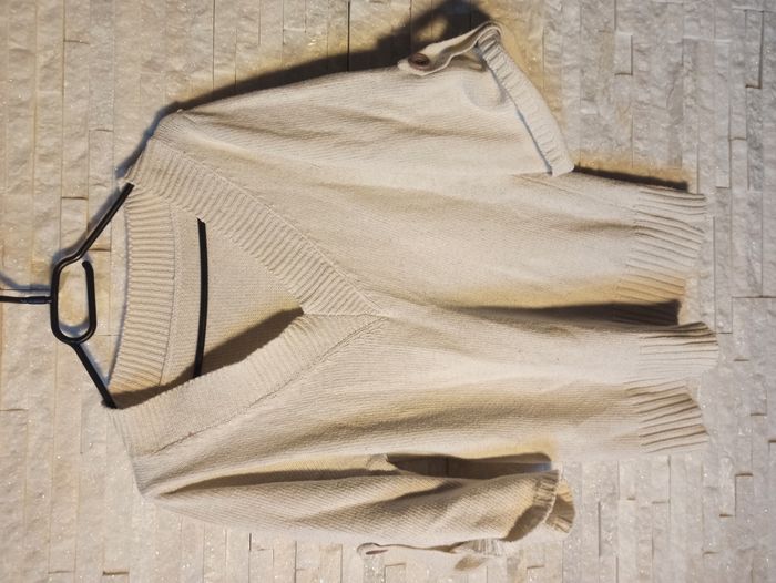 Pull Crème Manches mi longues Femme Taille M