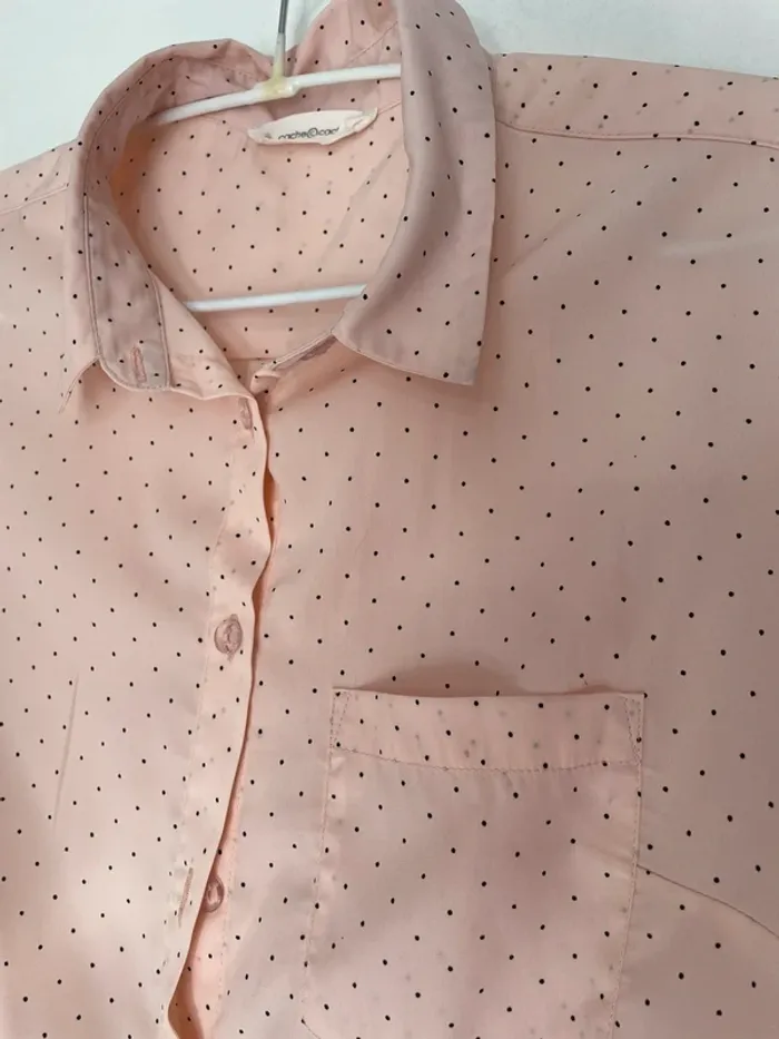 Chemise fluide à pois - photo numéro 2