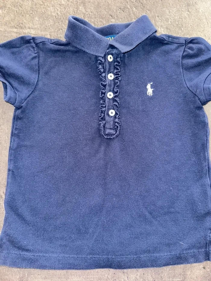Polo Ralph Lauren fille - Taille 4 ans - Bleu marine - photo numéro 3