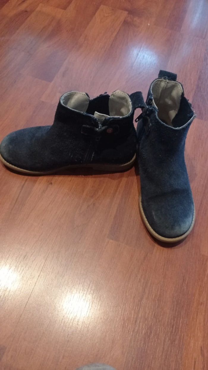 #28# Bottines bleu marines Verbaudet - photo numéro 2