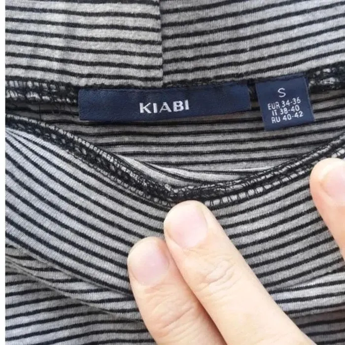 Mini jupe à rayure Grise - Taille 36 -Kiabi - photo numéro 2