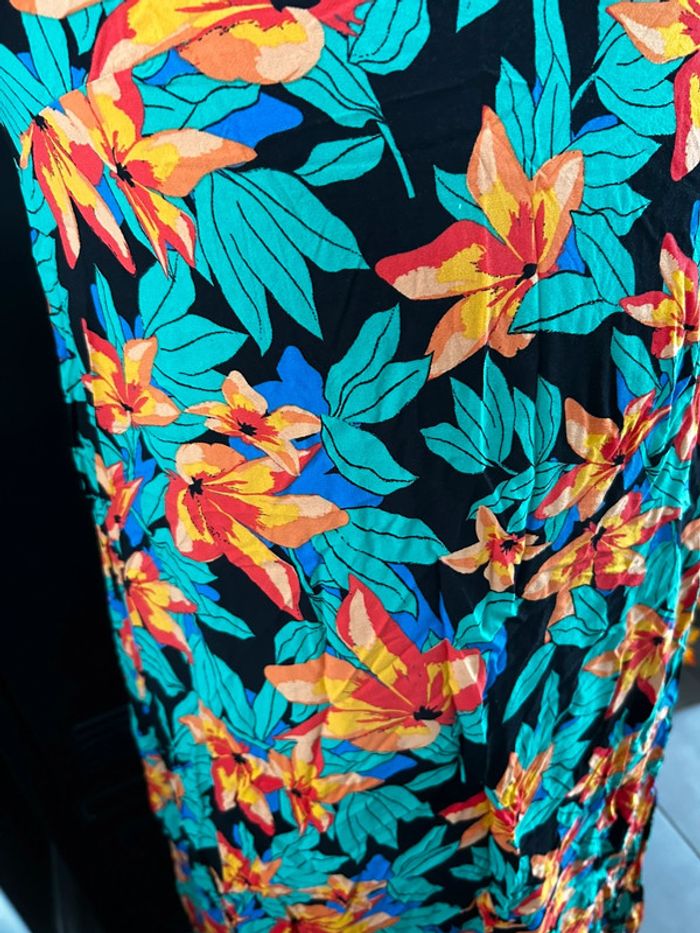 Robe longue motif tropical - photo numéro 4