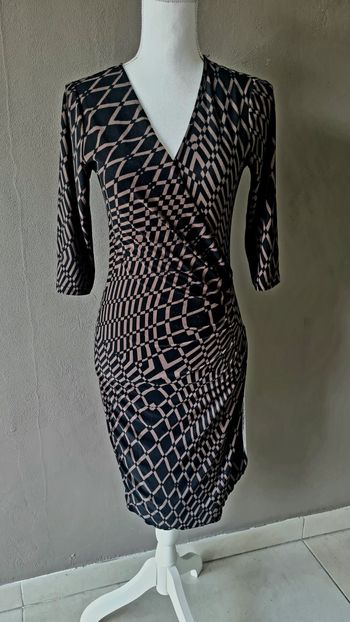 Robe cache-cache manche 3/4