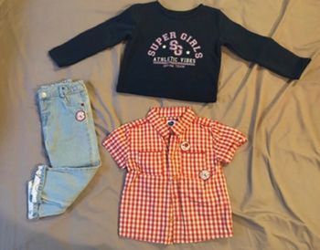 Lot vêtements fille