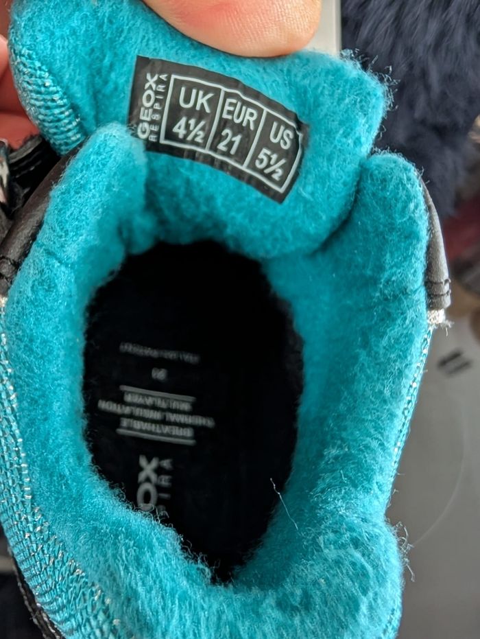 Chaussures imperméables chaudes enfant. Taille 21. Neuf. Geox - photo numéro 10