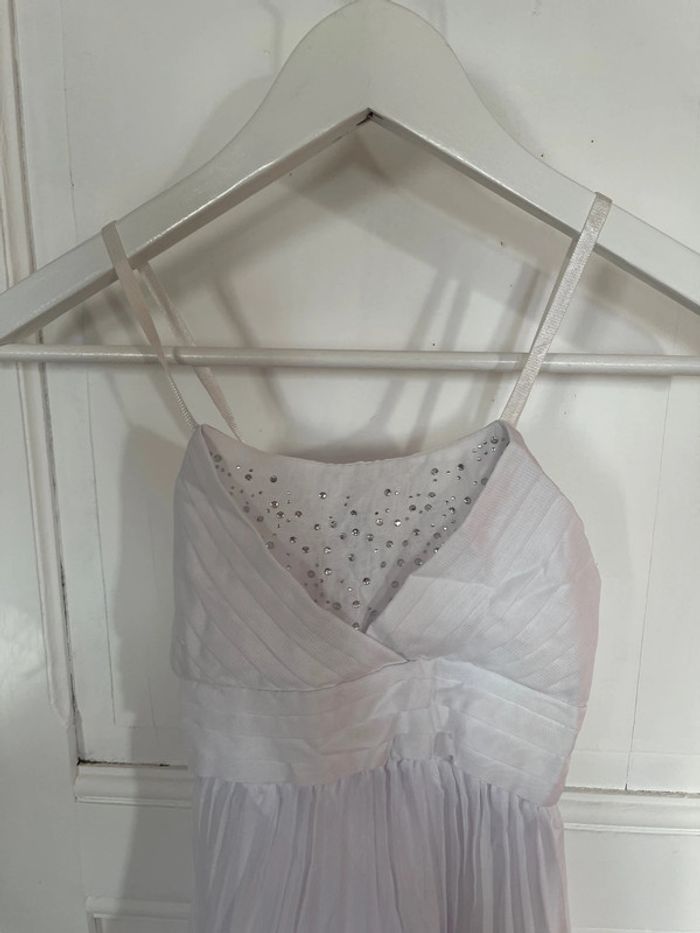 Robe blanche de soirée, 10 ans - photo numéro 2