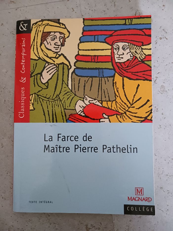 livre La farce de Maître Pierre Pathelin
