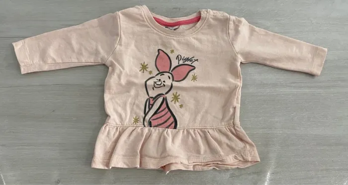 T-shirt rose Porcinet Disney Winnie The Pooh 6 mois