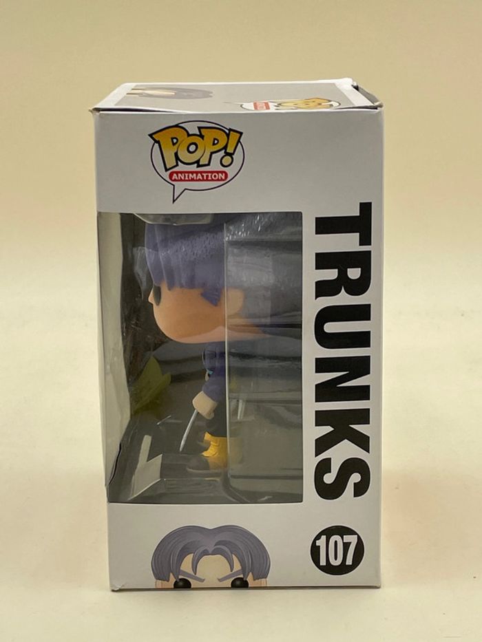 Figurine Funko Pop Dragon Ball Z Trunks N•107 - photo numéro 4