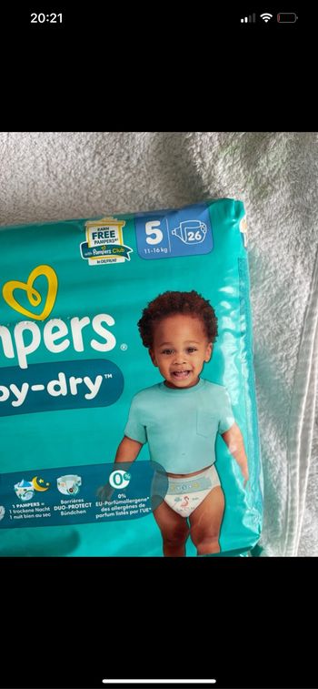 Couche Pampers baby drive