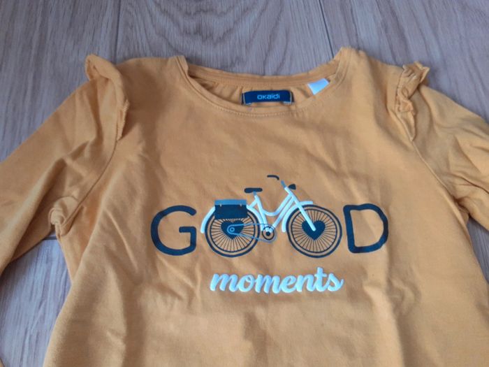 T shirt manches longues fille okaidi 6 ans - photo numéro 2