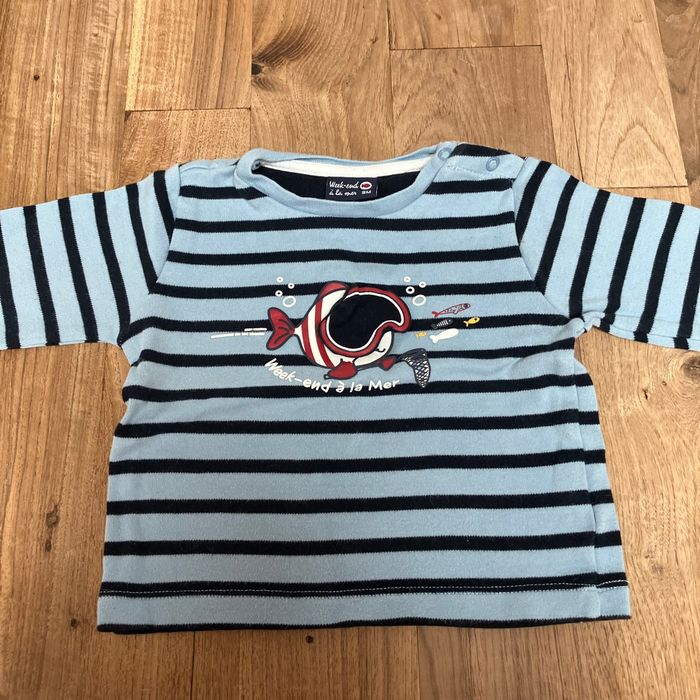 TEE shirt manches longues  9 mois - photo numéro 3