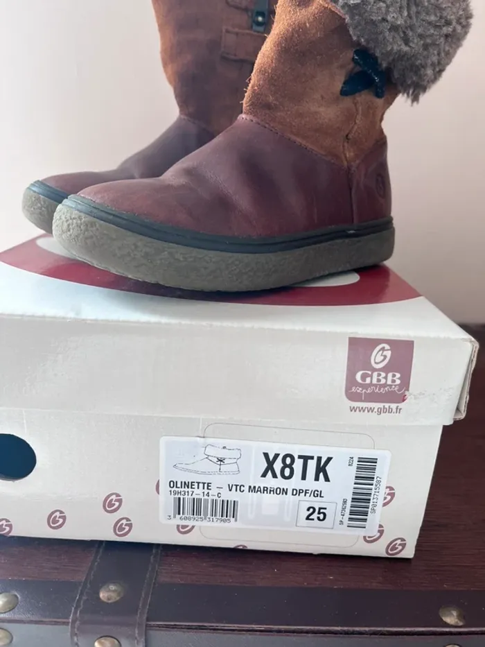 Bottes GGB marron 25 - photo numéro 6