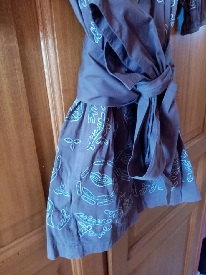 Robe marron Almatrichi - photo numéro 5