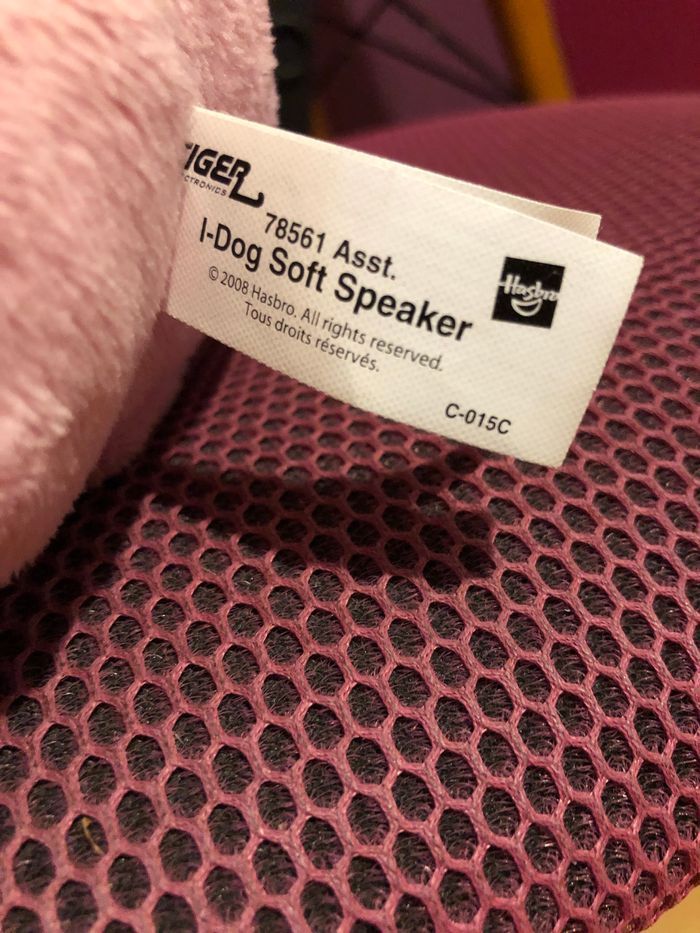 Peluche chien I-dog Soft Speaker - photo numéro 6