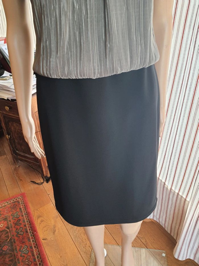 Jolie Robe Batida taille 1 (fr 36) noir/kaki - photo numéro 3