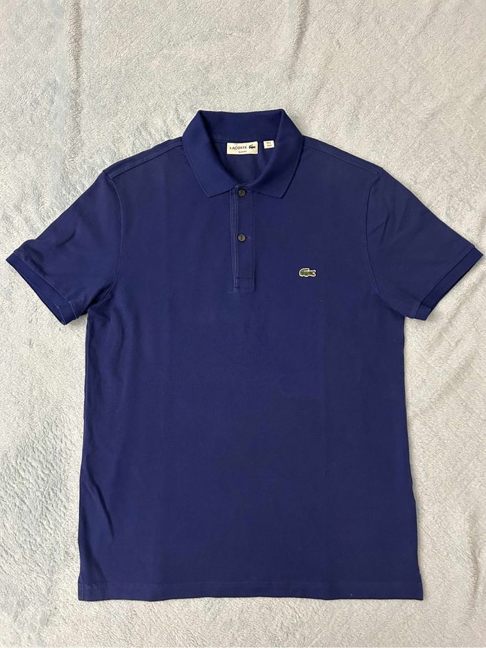 Polo Lacoste bleu marine Slim Fit - photo numéro 2