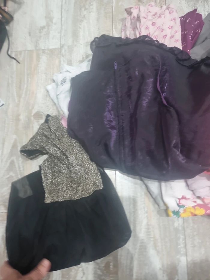 Lot 13 vêtements été fille 4ans #orianablfille4ans - photo numéro 5