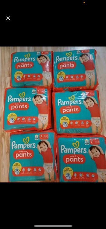 6 paquets de couches culottes taille 7