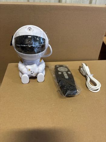 Projecteur Galaxie Astronaute Blanc