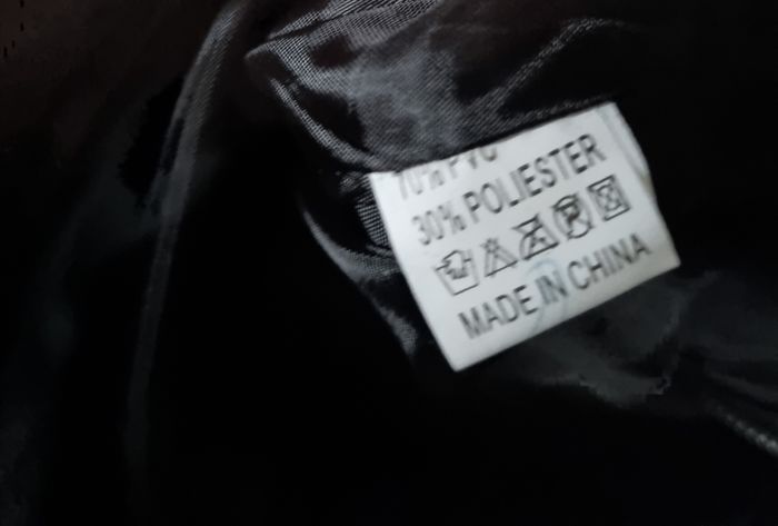 Veste noir imitation cuir taille XL - photo numéro 6