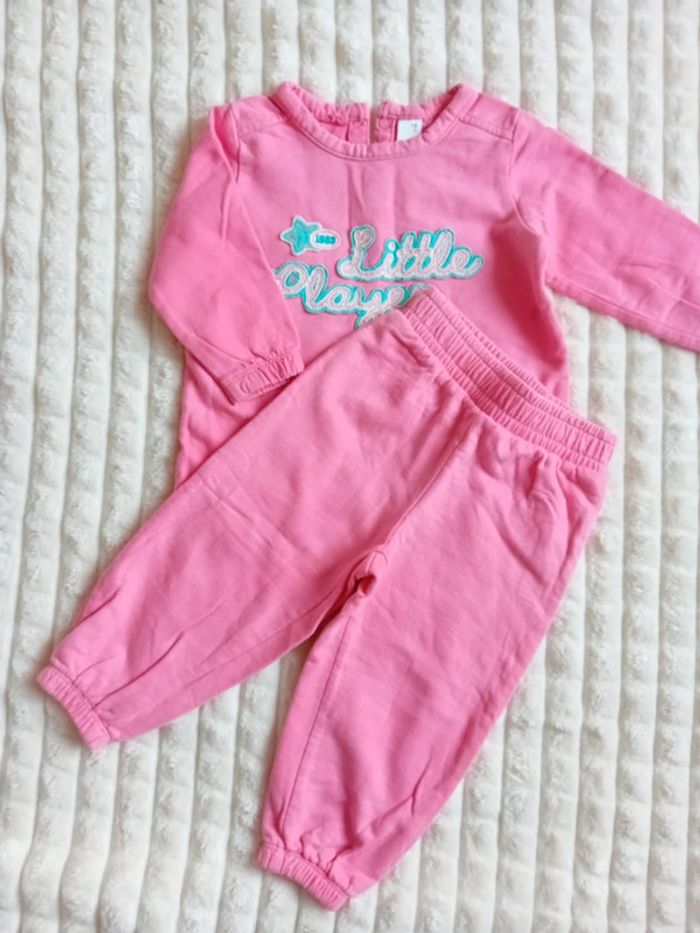 Ensemble jogging fille 18mois 🌸🤍