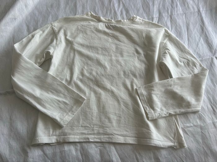 Haut blanc amour sequin noir - photo numéro 4