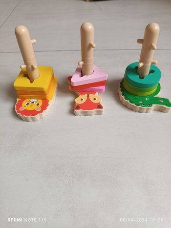 Jeu d encastrement en bois