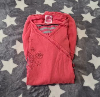 DON - Robe rose et grise fille taille 8 ans Kitiwatt