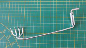 Ligne échappement pièce miniature Bburago Burago Mercedes-benz 300 sl 1/18 1/18e 1/18ème #B89