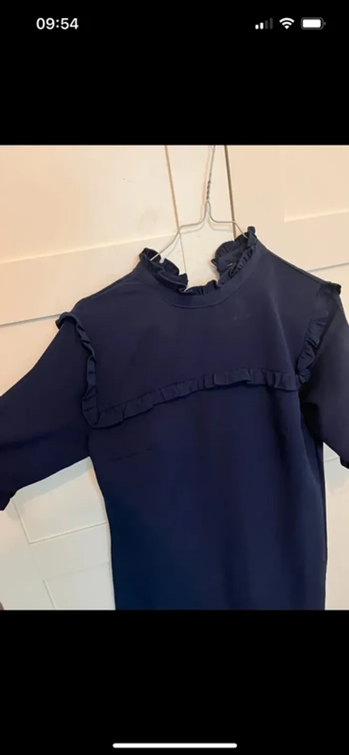 Robe droite bleu marine - photo numéro 2