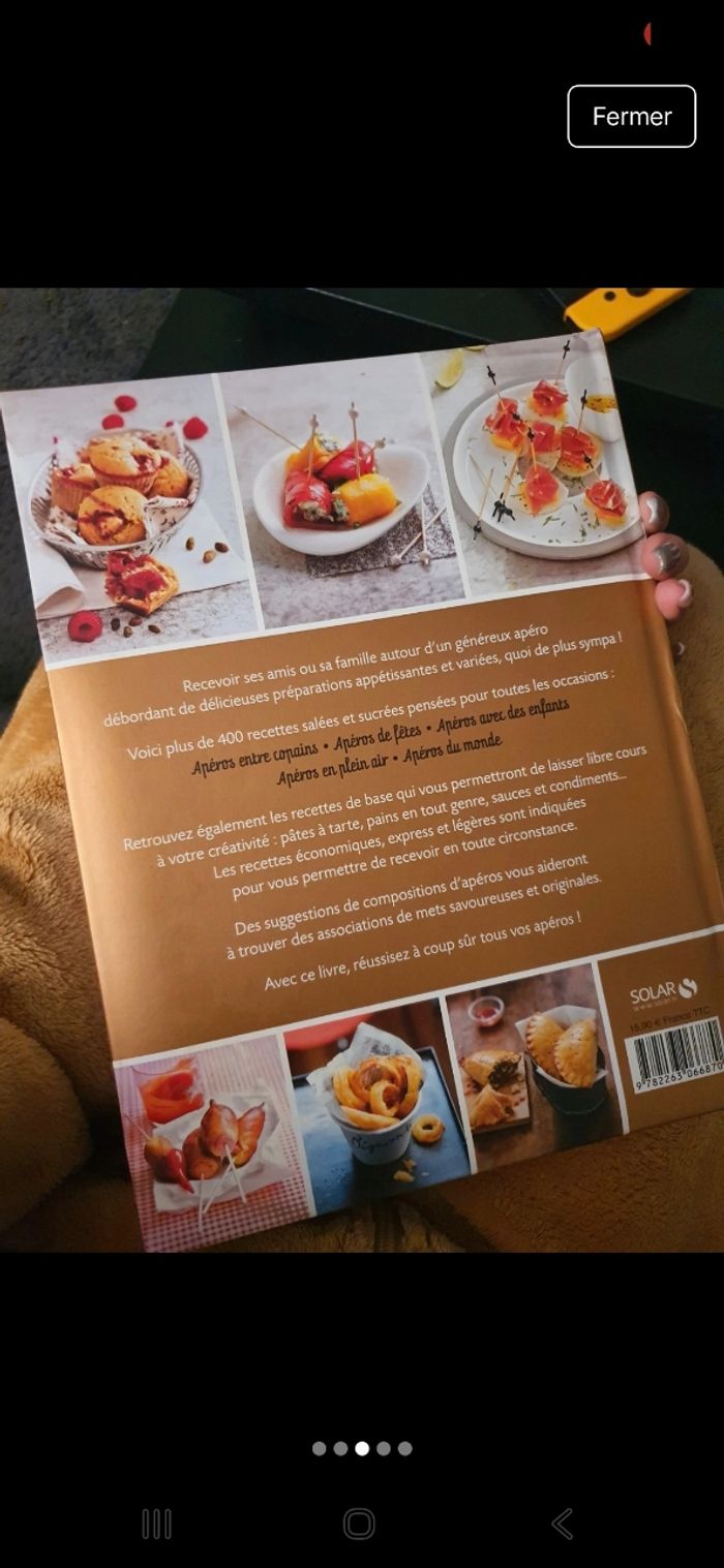 Lot livres de recette aperos - photo numéro 3